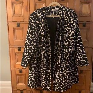 Black and White Topper Jacket